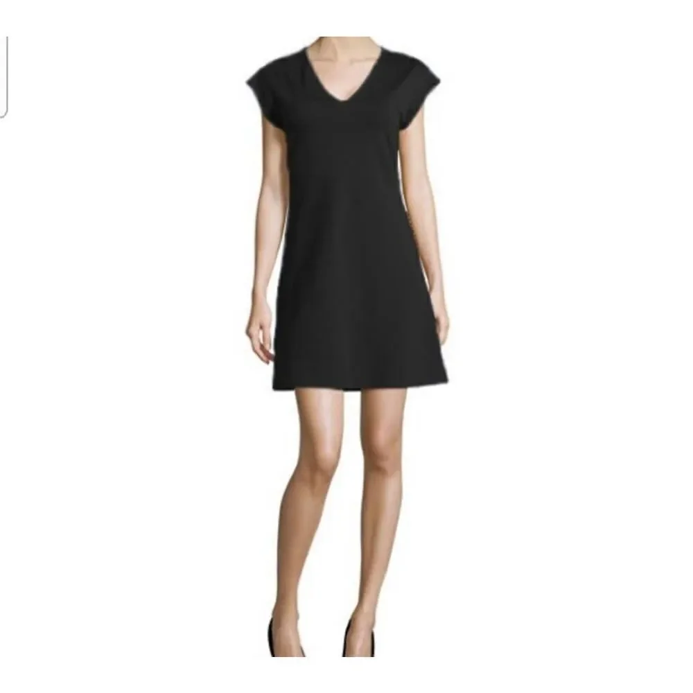 Kate Spade Black Ponte A-line Dress sz 4